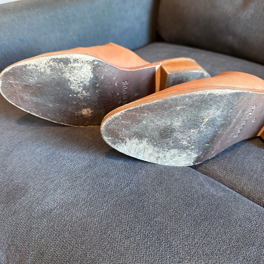 Soludos leather slides size 8 - Picture 4 of 6